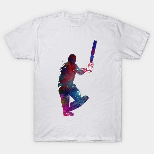 Cricket sport art #cricket T-Shirt by JBJart